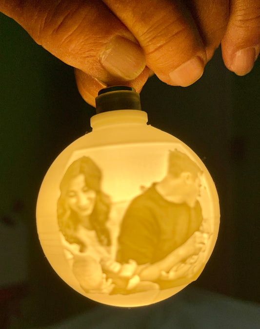 Custom 3D Printed Ornament